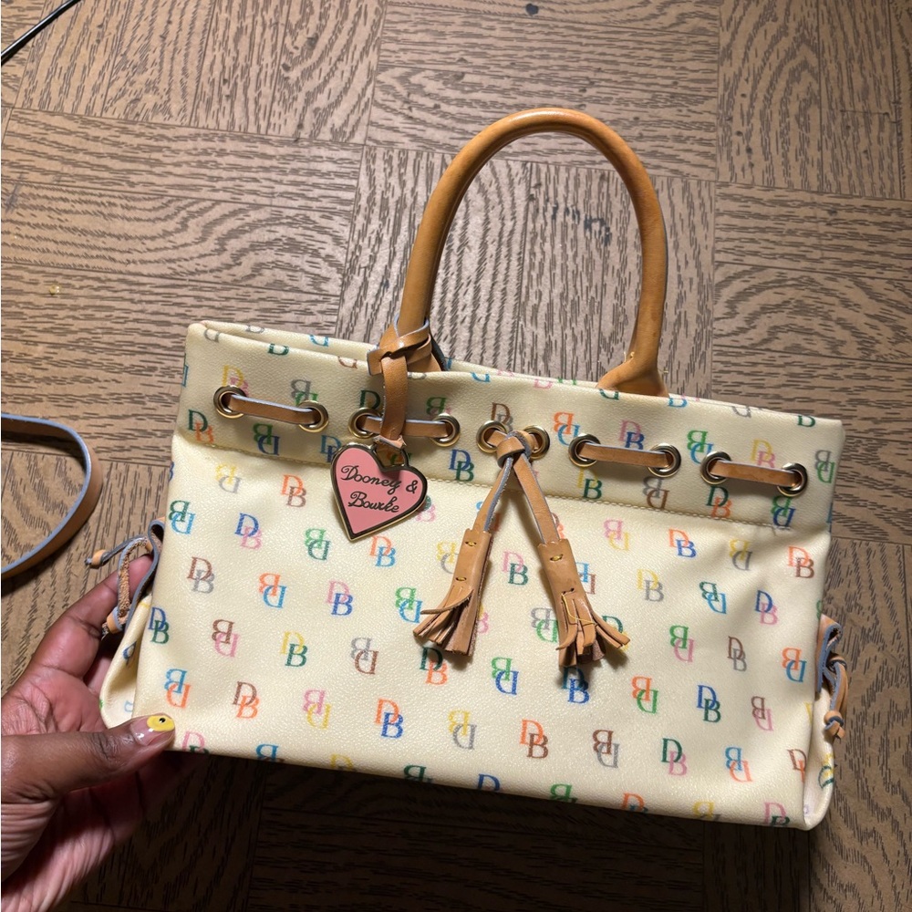 Dooney & Bourke Multicolor Logo Satchel